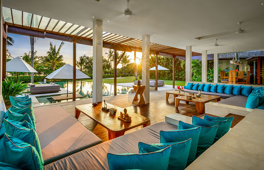 The estate — the current living pavilion